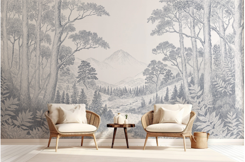 Papier peint : Forêt et...