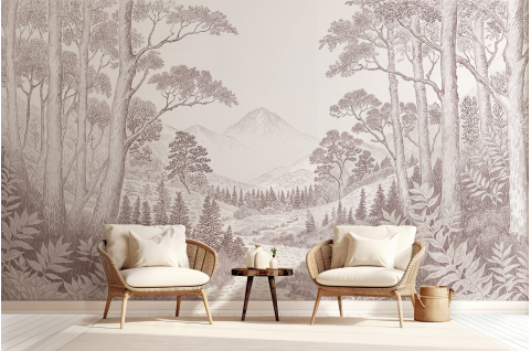 Papier peint : Forêt et...