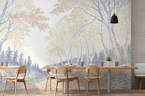 Papier peint : Forêt et...