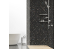 Panneau de douche : Terrazo noir et coloré