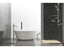 Panneau de douche : Terrazo noir et coloré