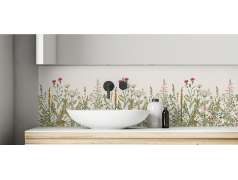 Crédence salle de bain :...