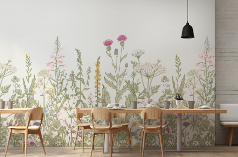 Papier peint : Fleurs...