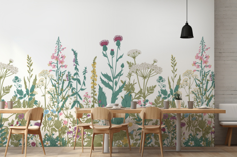 Papier peint : Fleurs...