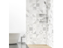 Panneau de douche : Carreaux scandinave noir et blanc