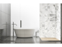 Panneau de douche : Carreaux scandinave noir et blanc