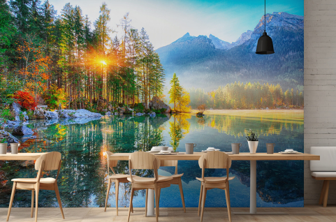 Papier peint : Lac de...
