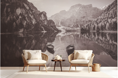 Papier peint : Lac et...