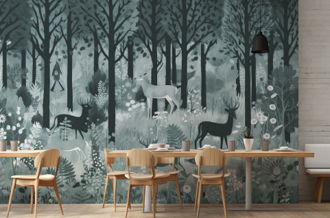 Papier peint : Forêt et...