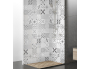 Panneau de douche : Carrelage lune