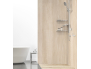 Panneau de douche : Bois brut clair