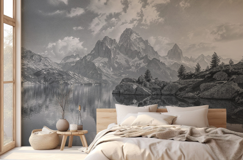 Papier peint : Lac de haute...