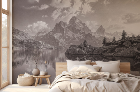 Papier peint : Lac de haute...