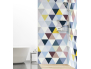 Panneau de douche : Jeux et triangles colorés 1
