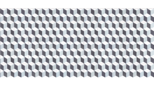 Carrelage cube bleu