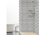 Panneau de douche : Carrelage cube gris