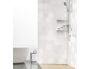 Panneau de douche : hexagone gris léger