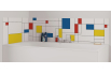 Panneau de bain : Mondrian 1