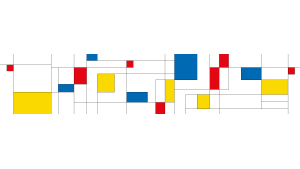 Panneau de bain : Mondrian 1