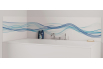 Panneau de bain : Courbes Abstraites 2