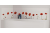 Panneau de bain : Coquelicots 2