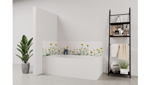 Panneau de bain : Fleurs de Camomille