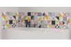 Panneau de bain : Carreaux scandinave
