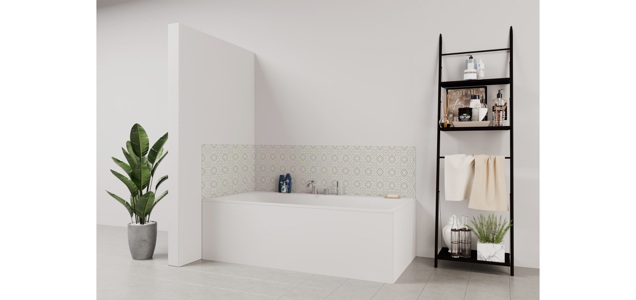 Panneau de bain : Carrelage classique 2