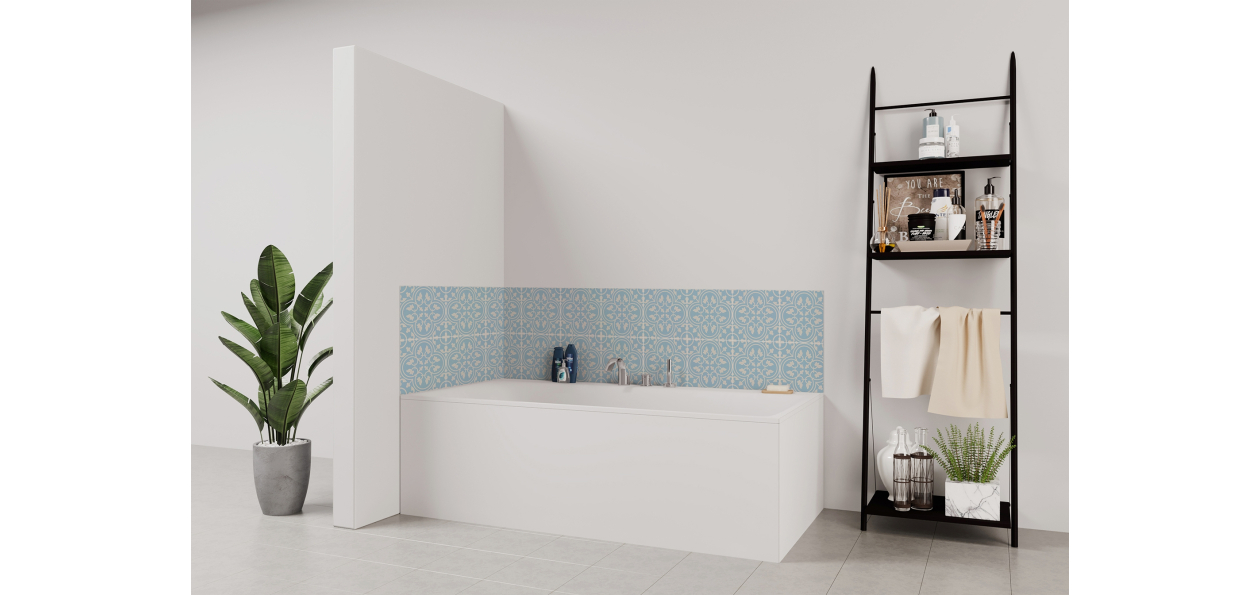 Panneau de bain : Carrelage classique 3
