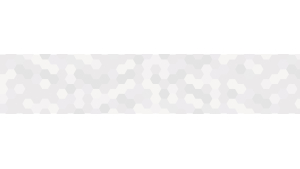 Panneau de bain : Carrelage Hexagone Gris Léger