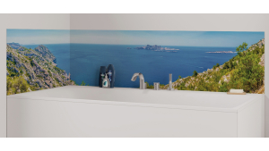 Panneau de bain : Calanque de Cassis