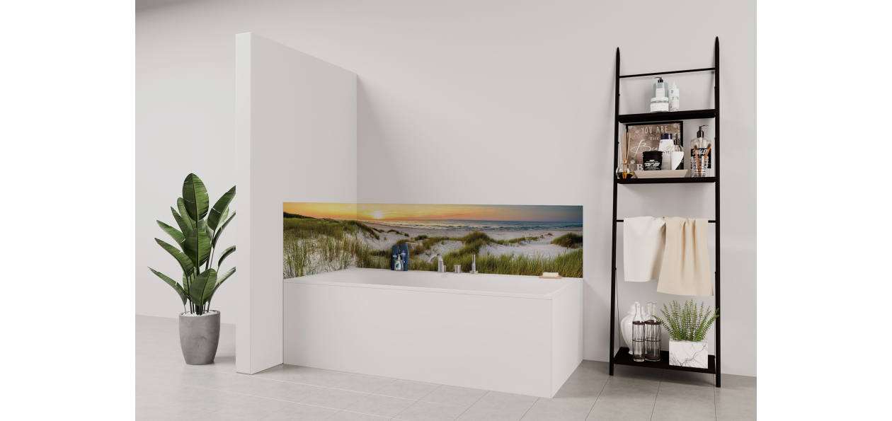 Panneau de bain : Dunes et mer 3
