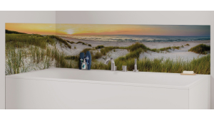 Panneau de bain : Dunes et mer 3