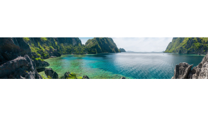 Panneau de bain : Ile de Palawan