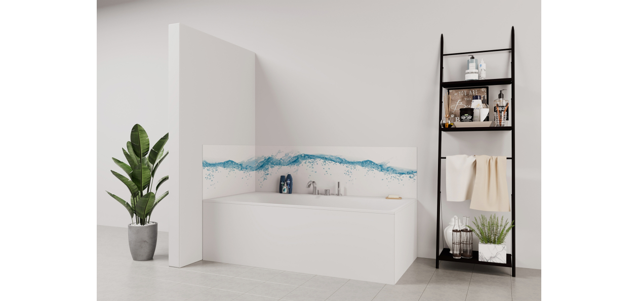 Panneau de bain : Ligne de flottaison