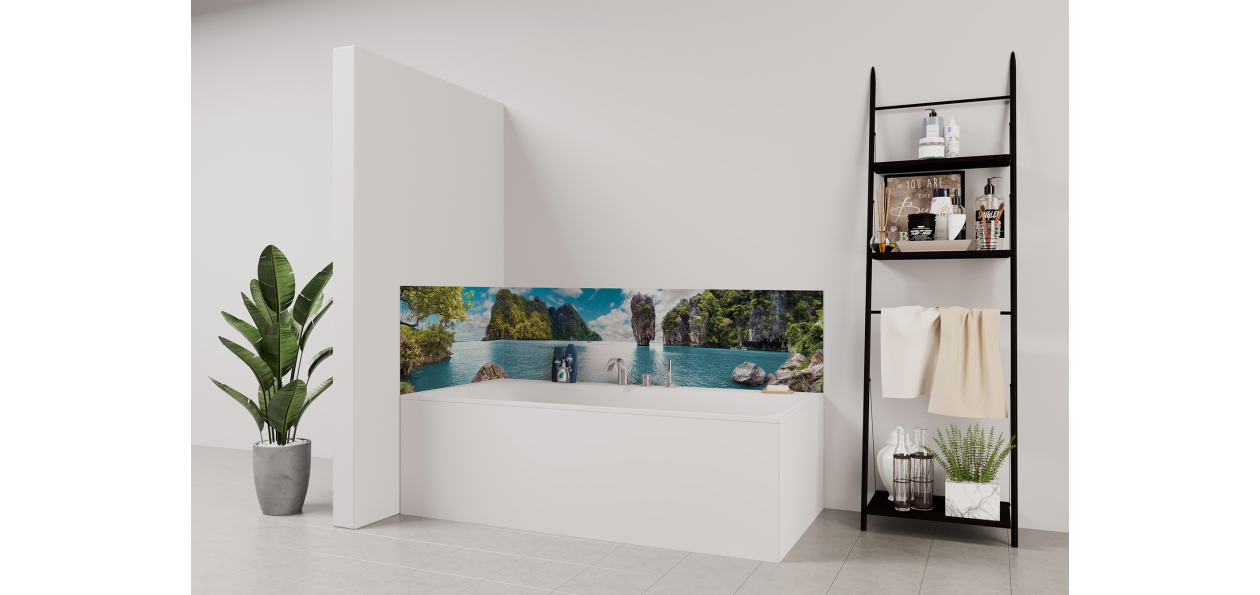 Panneau de bain : Paysage et Thaïlande