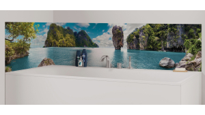 Panneau de bain : Paysage et Thaïlande