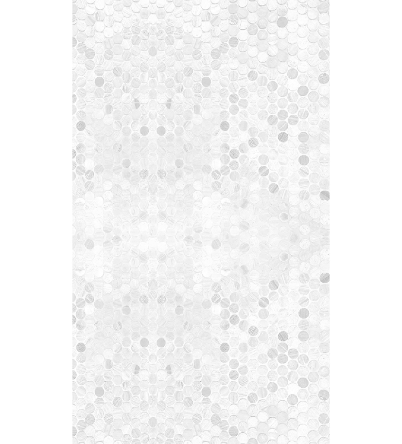 Panneau de WC : carrelage et cercles