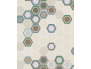 Panneau de WC : Carrelage hexagone