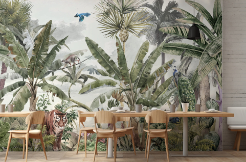 Papier peint : Fresque...