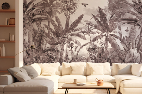 Papier peint : Fresque...