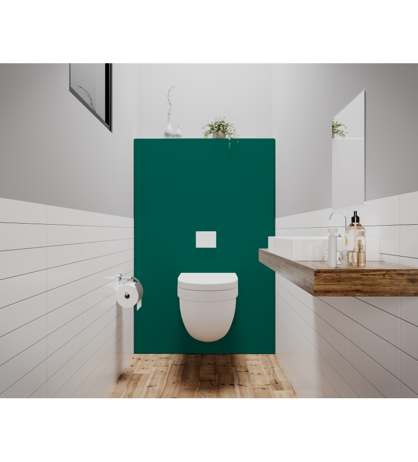 Panneau de WC : Vert opale RAL 6026