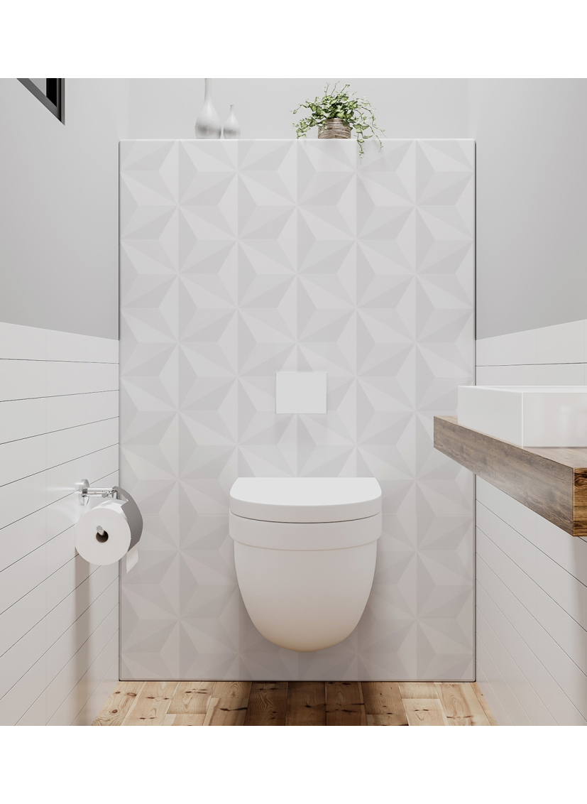 Panneau de WC : ETOILE ET ORIGAMI