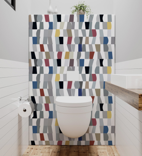 Panneau de WC : Superposition