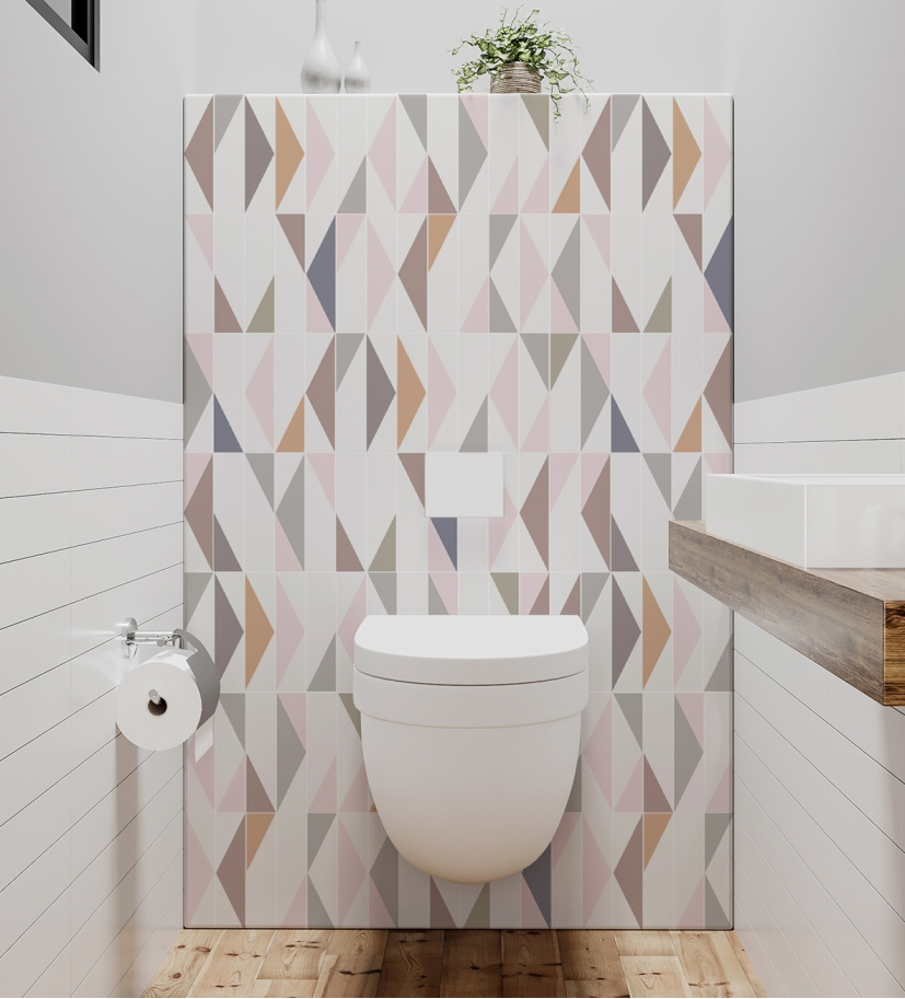 Panneau de WC : Jeux et triangles 3