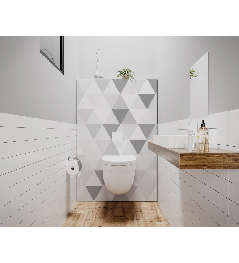 Panneau de WC : Jeux et triangles légers