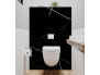 Panneau de WC : Marbre noir