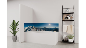 Panneau de bain : Chaine Mont blanc