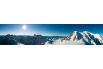 Panneau de bain : Chaine Mont blanc