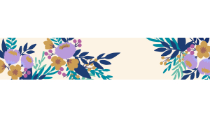 Panneau de bain : Dessin et Fleurs